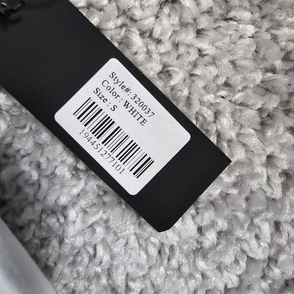 Liv by Habitat Tank Top Womens Small White Ruched Sided Long Essential - Picture 5 of 11